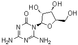 6-氨基-5-氮杂胞苷分子结构 (CAS 105331-00-8)