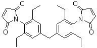 Bis(3,5-diethyl-4-maleimidophenyl)methane molecular structure (CAS 105357-12-8)