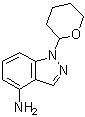 structure of CAS# 1053655-57-4, 1-(Tetrahydro-2H-pyran-2-yl)-1H-indazol-4-amine