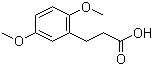3-(2,5-Dimethoxyphenyl)propanoic acid molecular structure (CAS 10538-49-5)