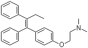 Tamoxifen molecular structure (CAS 10540-29-1)
