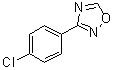 结构式 CAS# 10550-15-9, 3-(4-氯苯基)-1,2,4-恶二唑