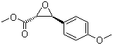 Methyl (2R,3S)-3-(4-methoxyphenyl)oxirane-2-carboxylate molecular structure (CAS 105560-93-8)