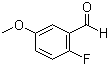 structure of CAS# 105728-90-3, 2-Fluoro-5-methoxybenzaldehyde;6-Fluoro-m-anisaldehyde