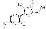 structure of CAS# 10578-79-7, N4-Methylcytidine;4-Methylcytidine; NSC 518744