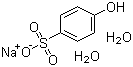 structure of CAS# 10580-19-5, Sodium sulphocarbolate;4-Hydroxybenzenesulfonic acid sodium salt dihydrate