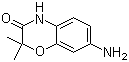 7-Amino-2,2-dimethyl-2H-benzo[b][1,4]oxazin-3(4H)-one molecular structure (CAS 105807-83-8)