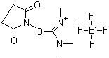 structure of CAS# 105832-38-0, TSTU;O-(N-Succinimidyl)-1,1,3,3-tetramethyluronium tetrafluoroborate