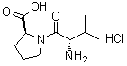 结构式 CAS# 105931-64-4, L-缬氨酰-L-脯氨酸盐酸盐