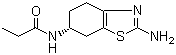 structure of CAS# 106006-84-2, (6S)-2-Amino-6-propionamidotetrahydrobenzothiazole