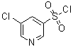 5-Chloro-3-pyridinesulfonyl chloride molecular structure (CAS 1060802-18-7)