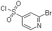 structure of CAS# 1060811-61-1, 2-Bromo-4-pyridinesulfonyl chloride