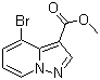 结构式 CAS# 1062368-71-1, 4-溴吡唑并[1,5-a]吡啶-3-羧酸甲酯