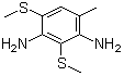 structure of CAS# 106264-79-3, Dimethyl thio-toluene diamine;3,5-Dimethylthio-2,4-toluenediamine; 2,4-Diamino-3,5-dimethylthiotoluene