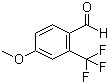 structure of CAS# 106312-36-1, 4-Methoxy-2-(trifluoromethyl)benzaldehyde