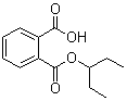 1,2-Benzenedicarboxylic acid 1-(1-ethylpropyl) ester molecular structure (CAS 106477-98-9)