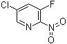 structure of CAS# 1064783-29-4, 5-Chloro-3-fluoro-2-nitropyridine