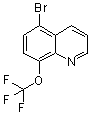 structure of CAS# 1065074-23-8, 5-Bromo-8-(trifluoromethoxy)quinoline