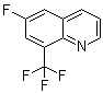 structure of CAS# 1065074-24-9, 6-Fluoro-8-(trifluoromethyl)quinoline