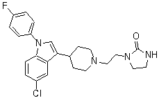 Sertindole molecular structure (CAS 106516-24-9)