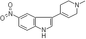 3-(1-Methyl-1,2,3,6-tetrahydropyridin-4-yl)-5-nitro-1H-indole molecular structure (CAS 106516-27-2)