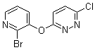 结构式 CAS# 1065484-70-9, 3-[(2-溴-3-吡啶基)氧基]-6-氯哒嗪