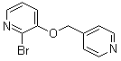 structure of CAS# 1065484-75-4, 2-Bromo-3-(4-pyridinylmethoxy)pyridine