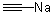 Ethynyl sodium molecular structure (CAS 1066-26-8)