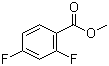 结构式 CAS# 106614-28-2, 2,4-二氟苯甲酸甲酯