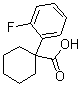 1-(2-Fluorophenyl)cyclohexanecarboxylic acid molecular structure (CAS 106795-66-8)
