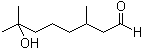 3,7-Dimethyl-7-hydroxyoctanal molecular structure (CAS 107-75-5)