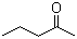 2-Pentanone molecular structure (CAS 107-87-9)