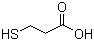 3-Mercaptopropionic acid molecular structure (CAS 107-96-0)