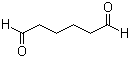 Adipaldehyde molecular structure (CAS 1072-21-5)