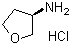 结构式 CAS# 1072015-52-1, (R)-四氢呋喃-3-胺盐酸盐