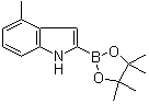 4-Methylindole-2-boronic acid pinacol ester molecular structure (CAS 1072811-23-4)