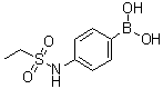 结构式 CAS# 1072945-62-0, 4-(乙基磺酰基氨基)苯硼酸
