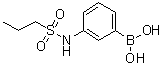 structure of CAS# 1072945-64-2, [3-[(Propylsulfonyl)amino]phenyl]boronic acid