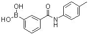 structure of CAS# 1072946-03-2, [3-[[(4-Methylphenyl)amino]carbonyl]phenyl]boronic acid