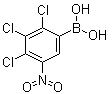 structure of CAS# 1072946-38-3, (2,3,4-Trichloro-5-nitrophenyl)boronic acid
