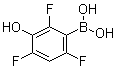 结构式 CAS# 1072951-37-1, (2,4,6-三氟-3-羟基苯基)硼酸
