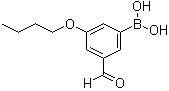 结构式 CAS# 1072951-70-2, (3-丁氧基-5-甲酰基苯基)硼酸