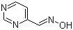 structure of CAS# 1073-65-0, 4-Pyrimidinecarboxaldehyde oxime