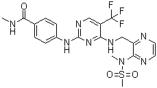 结构式 CAS# 1073154-85-4, Defactinib