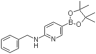 结构式 CAS# 1073354-27-4, 6-(苄氨基)吡啶-3-硼酸频哪醇酯