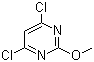 structure of CAS# 1074-40-4, 2-Methoxy-4,6-dichloropyrimidine;4,6-Dichloro-2-methoxypyrimidine
