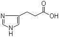 结构式 CAS# 1074-59-5, 3-(咪唑-4-基)丙酸