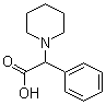 structure of CAS# 107416-49-9, alpha-Phenyl-1-piperidineacetic acid