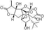 Ginkgolide J molecular structure (CAS 107438-79-9)