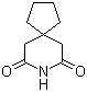 3,3-Tetramethyleneglutarimide molecular structure (CAS 1075-89-4)